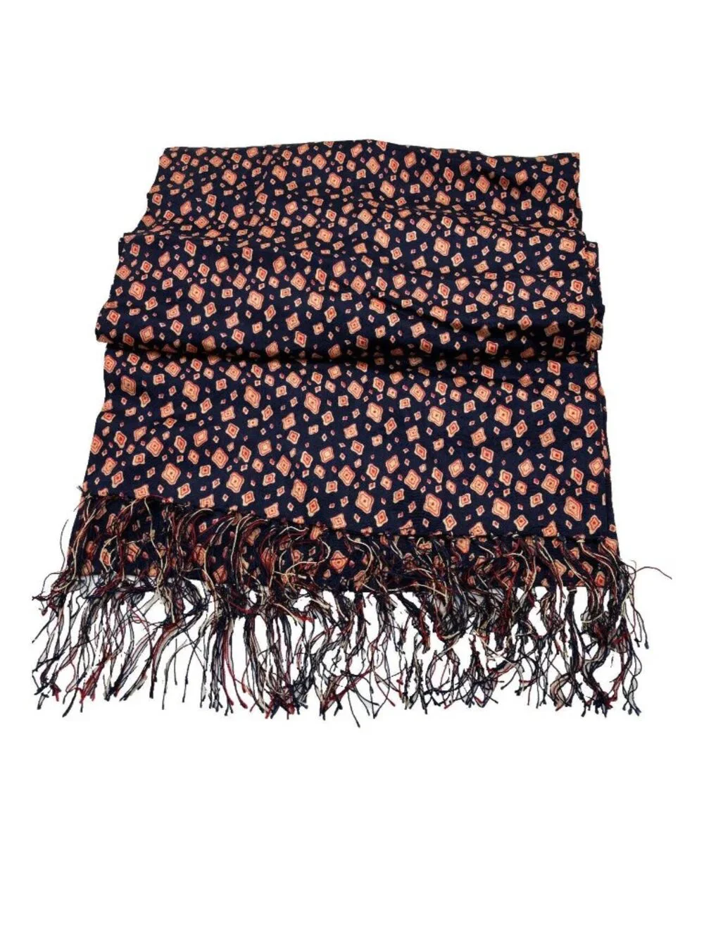 Vintage 20s 30s Lord & Taylor Man's Shop Silk Scarf Deco Print Mens